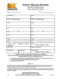 MK Order Form